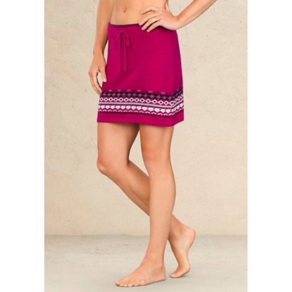 Athleta Pink Sweater Mini Skirt